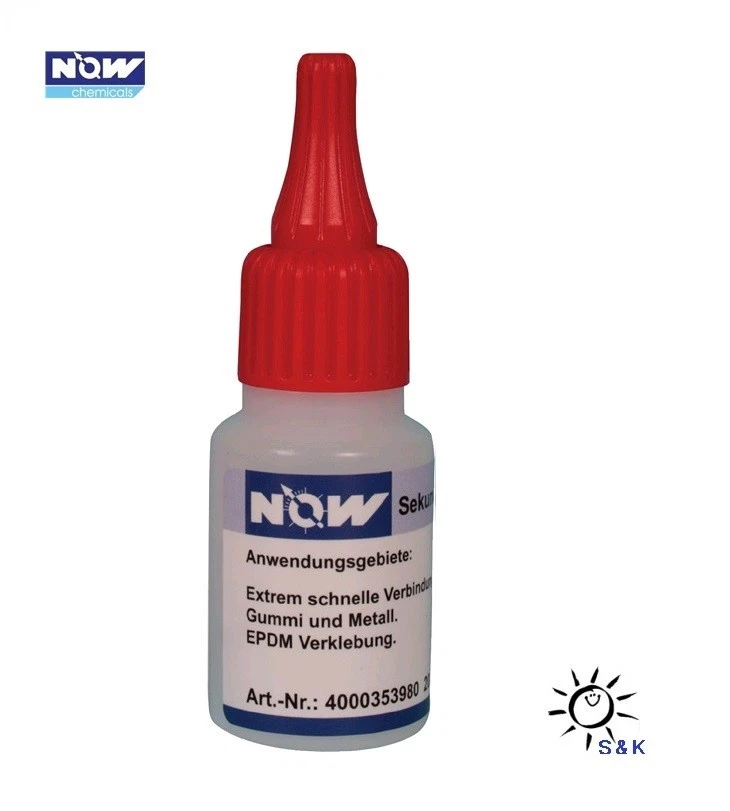 Sekundenkleber Inhalt 20g blitzschnell f.Elektrik/Maschinenbau Flasche PROMAT