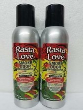 Smoke Odor Exterminator Rasta Love 7 oz Large Spray Set of Two Cans