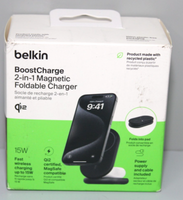 Belkin Drahtloses LadegeräT FüR Qi / Qi2 15W + Psu, Kabelloses LadegeräT Schwarz