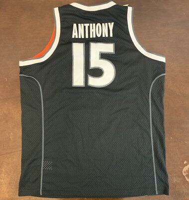 Rare Vintage Nike Syracuse Orangemen Carmelo Anthony Black