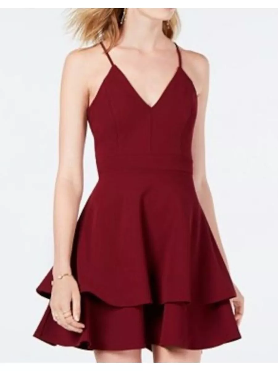B darlin hotsell burgundy dress