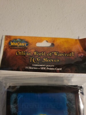 Upper Deck WOW TCG Standard-sized Card Sleeves Neutral (75) MINT X1 for  sale online | eBay