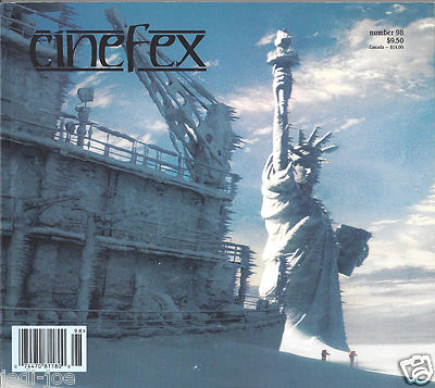 Cinefex #98 The Day After Tomorrow Troy Van Helsing Rare Behind the Scenes Pics