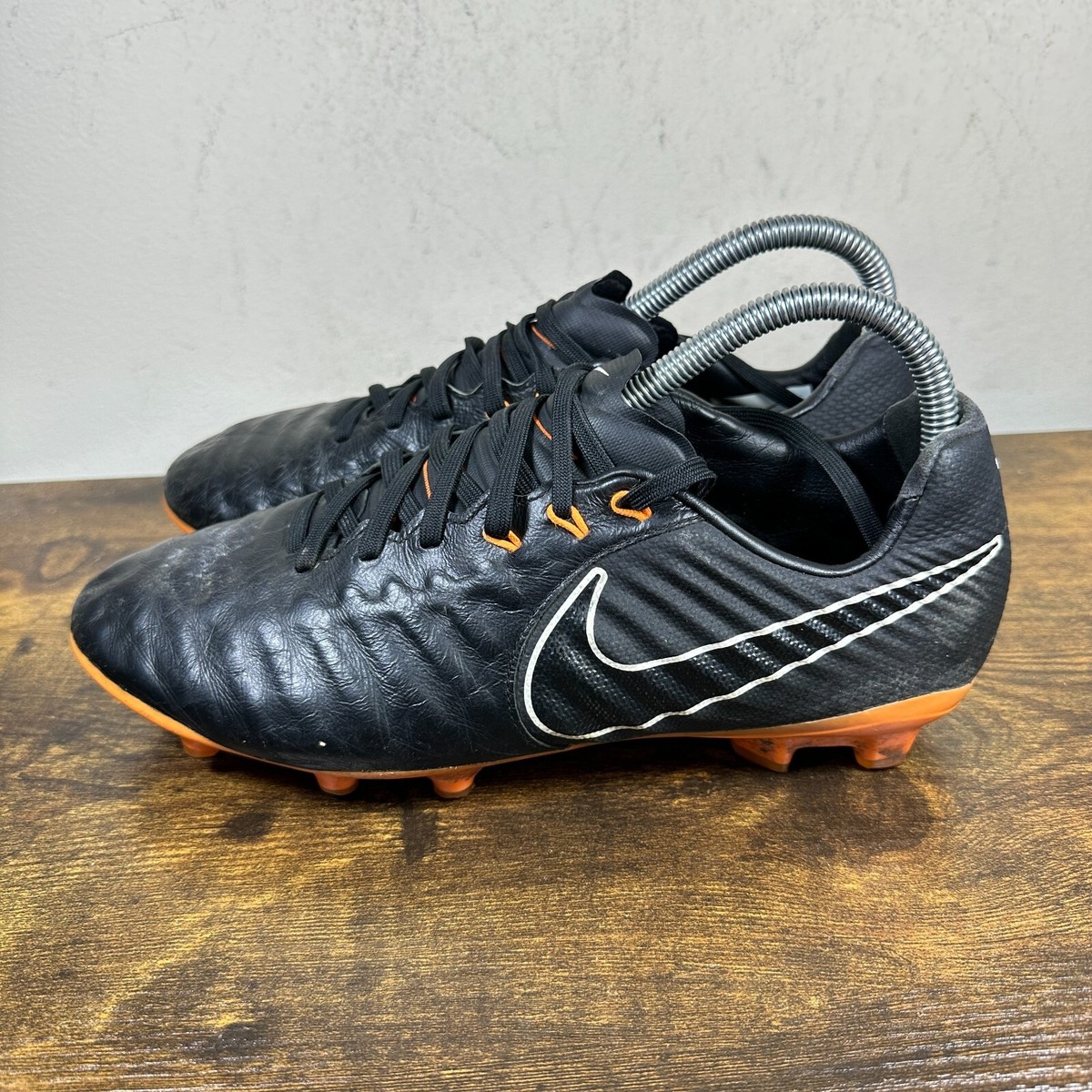 Size 7 - Nike Tiempo Legend 7 Pro FG Black Total Orange for sale