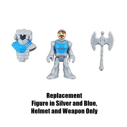 Replacement Figure, Helmet and Weapon for Imaginext Royal Battering Ram Playset - Picture 2 of 5
