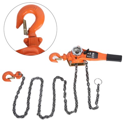 0 75t Chain Block Lever Hoist Ratchet Pulley Lifting For Manual Block Lift