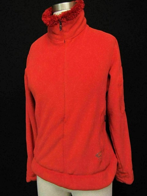 Mountain Hardware Brick Red 3/4 Zip Pullover Fleece Womens Jacket Size XS | eBay