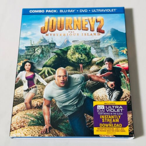 Journey 2 The Mysterious Island - Blu-Ray + DVD - Slip Cover - Dwayne Johnson