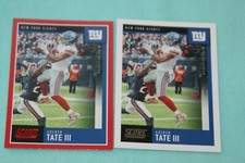 GOLDEN TATE lll LOT OF 2 2020 SCORE RED BORDER & BASE #175 NEW YORK GIANTS