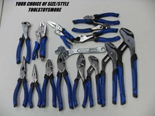 NEW KOBALT SLIP JOINT DIAGONAL LONG NOSE LINESMAN NIPPER PLIERS GROOVE JOINT