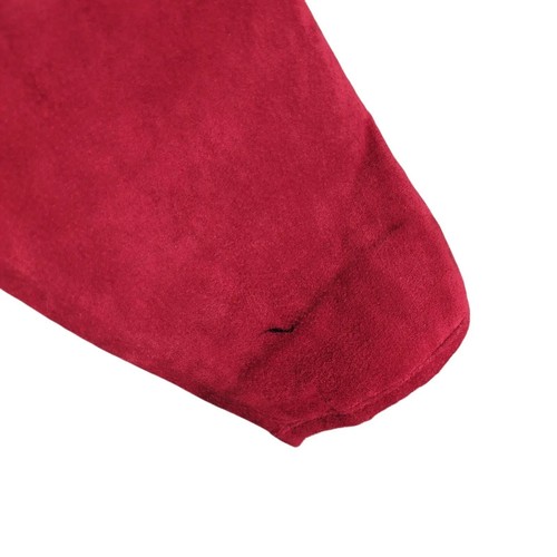 Chaqueta de Colección Chadwick Para Mujer L Roja Gamuza Genuina Cuero Cremallera Completa Cuello - Imagen 9 de 9