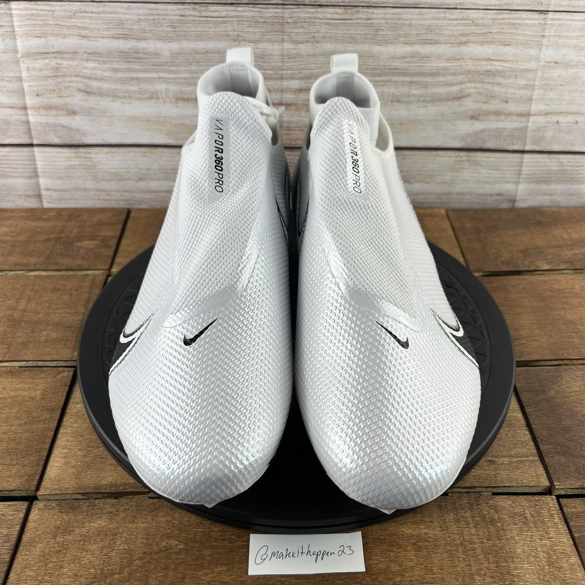 Nike Vapor Edge Pro 360 White Football Cleats CV6348-100 Men