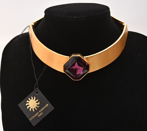 Collier Pendentif Porte-bonheur Édouard Rambaud - Métal Doré, Occasion En Bon état