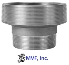 6" Male NPT x 5" Female NPT x 4" Male NPT Aluminum Increaser Fitting  6540AL