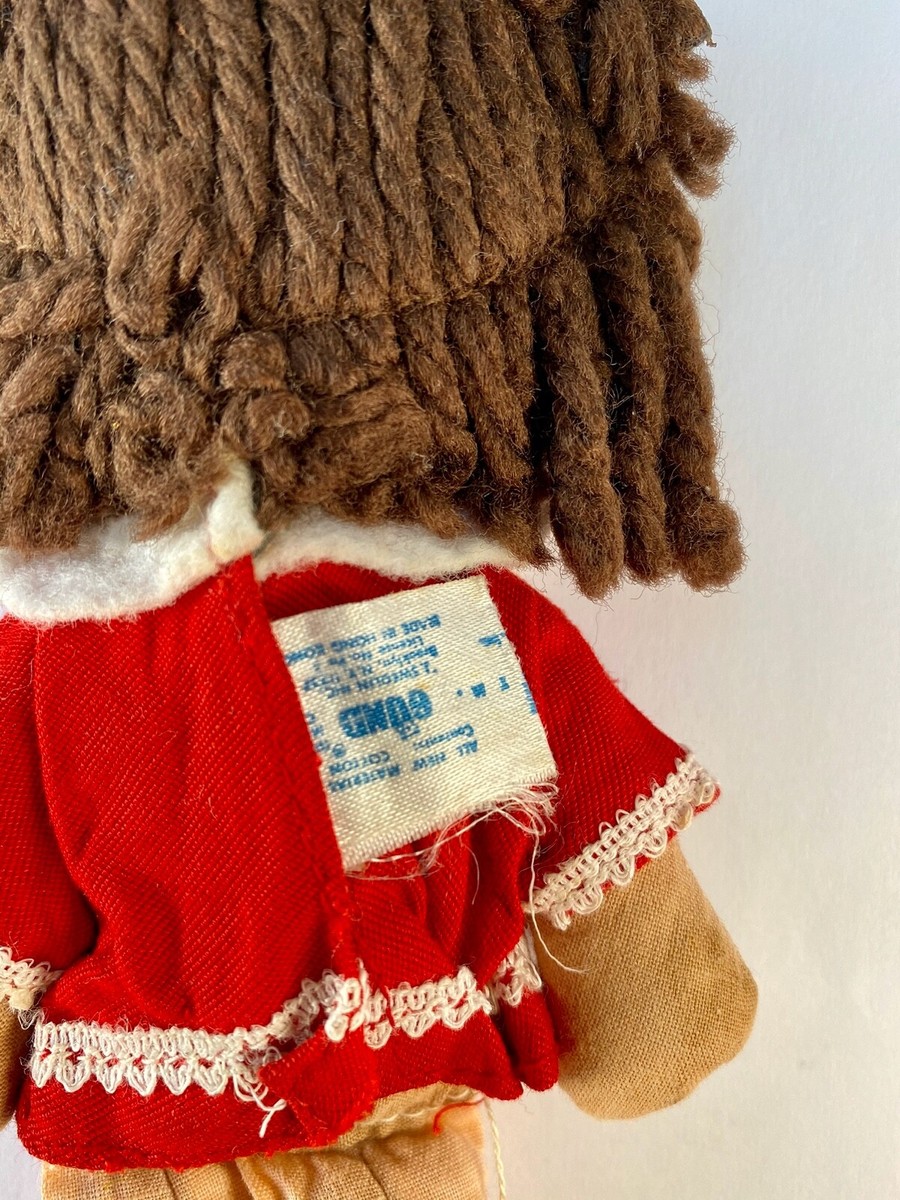 VINTAGE RARE COTTON LITTLE LULU DOLL GUND 1960s MADE IN HONG