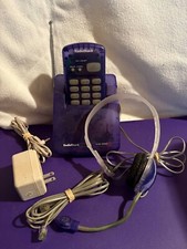 VTG 90s Radio Shack Translucent Grape Handsfree Telephone ET-3503 - Not Tested