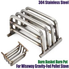 Stainless Steel Replacement Burn Basket Burn Pot For Wiseway Pellet Stove New