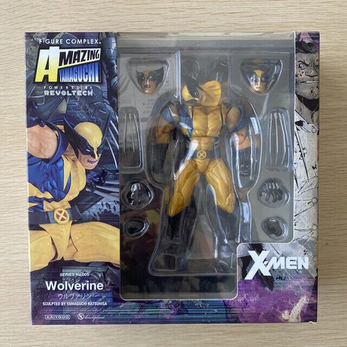 Amazing Yamaguchi Revoltech NO.005 Wolverine logan Howlett Action Figure In Box - Picture 11 of 11