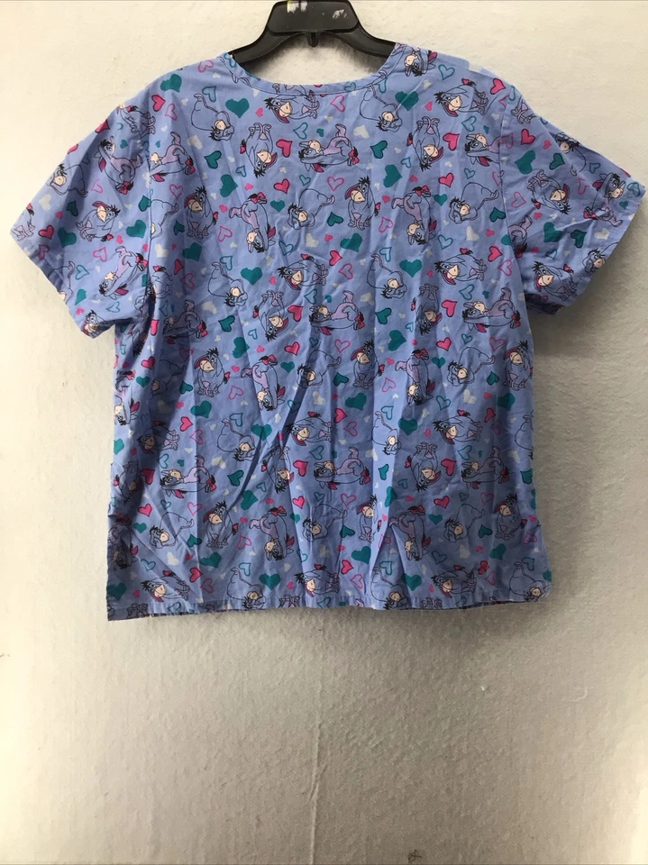 Disney 1X Eeyore Scrub Top - Image 3 of 4