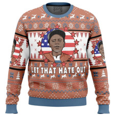 Clayton Bigsby Let That Hate Out Chappelle  s Show Ugly Christmas Sweater Comedy