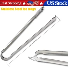 1PCS Stainless Steel with Sharp for Ice Bucket Ice Sugar Cubes Coffee Bar 6.3"