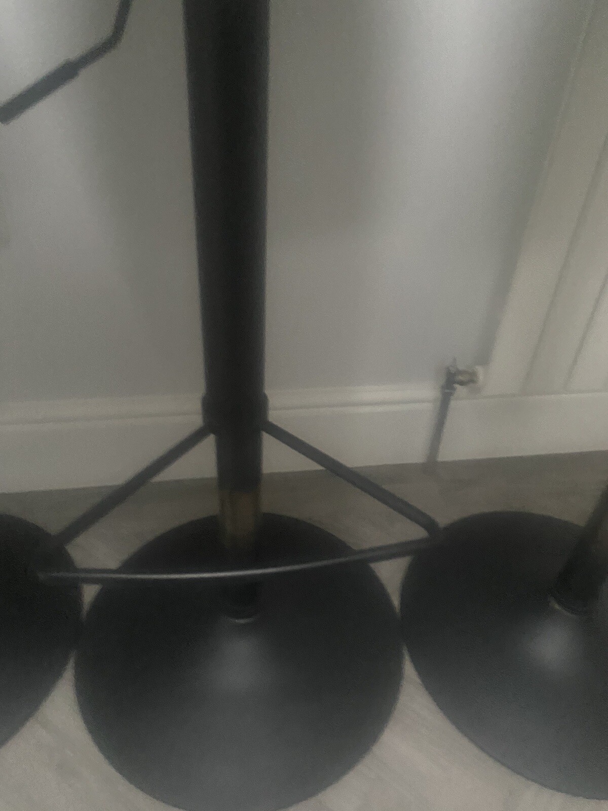 Set 4 Grey Black John Lewis ANYDAY Gas Adjustable Whistler Kitchen bar