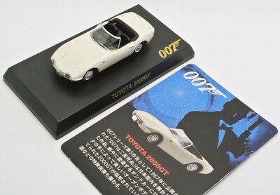 007 プラモデル　TOYOTA　2000GT 1/64 Kyosho Toyota 2000GT Roadster 007 James Bond car model
