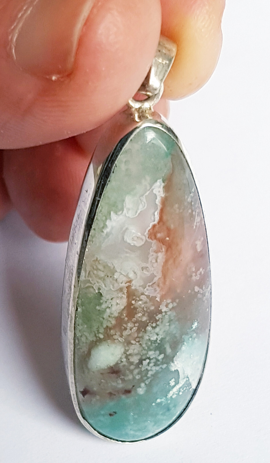 Pendentif Aquaprase mystique de 13g symbole de connexion avec la nature