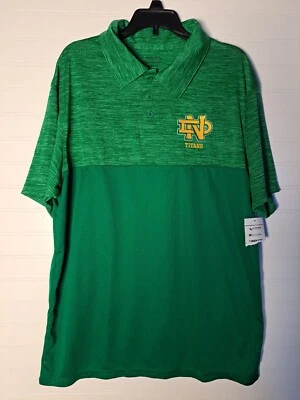 Notre Dame Titans Polo Top T-shirt Augusta Sportswear Women's Med - Image 1 of 4