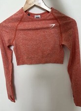 Gymshark long sleeved crop top
