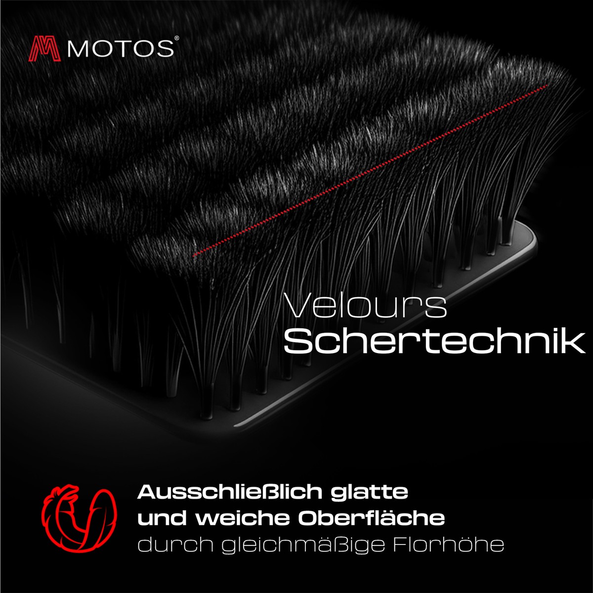Tapis De Sol Velour Premium Pour Peugeot 508 I (2010-2018) - Conducteur Avant, Noir, Antidérapant