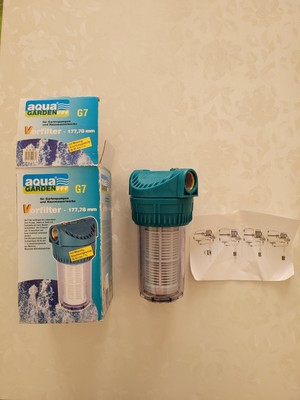 Vorfilter 177,78 mm, Aqua Garden, G 7, Messing-Gewinde 30,93 mm