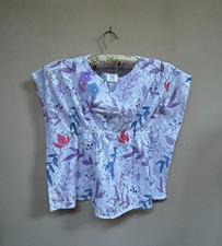 Disney Girls Kid's Frozen 2 Beach Cover Up Floral Open Weave Multicolor Size 5/6