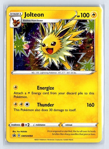 Pokemon PTCG S-Chinese 2024 Jolteon Vmax Sword&Shield HR CSHC-009