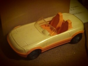 muñeca barbie con auto