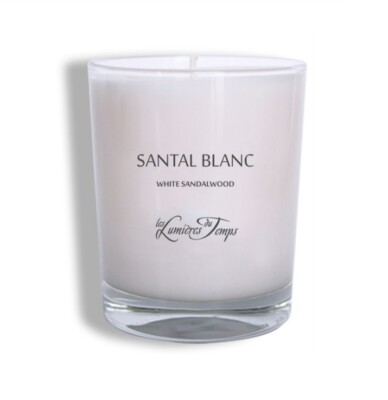 Bougie parfumée - Les Lumières du Temps - Cèdre blanc - 145g - Cire
