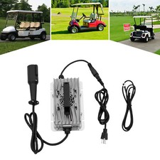 48Volt 15Amp Golf Cart Battery Charger Corded Car Golf Cart Smart Charger Silver