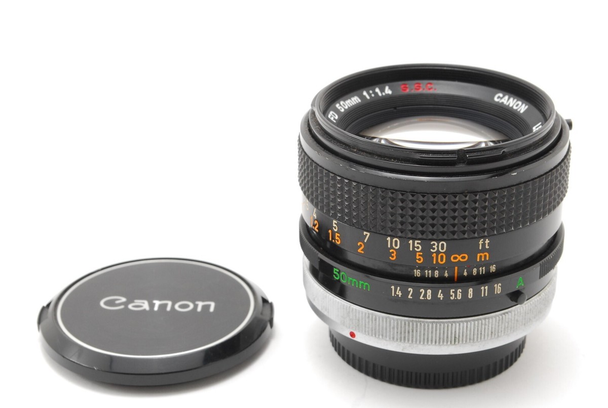 Exc+5] Canon FD 50mm f1.4 s.s.c. ssc MF Standard Lens From