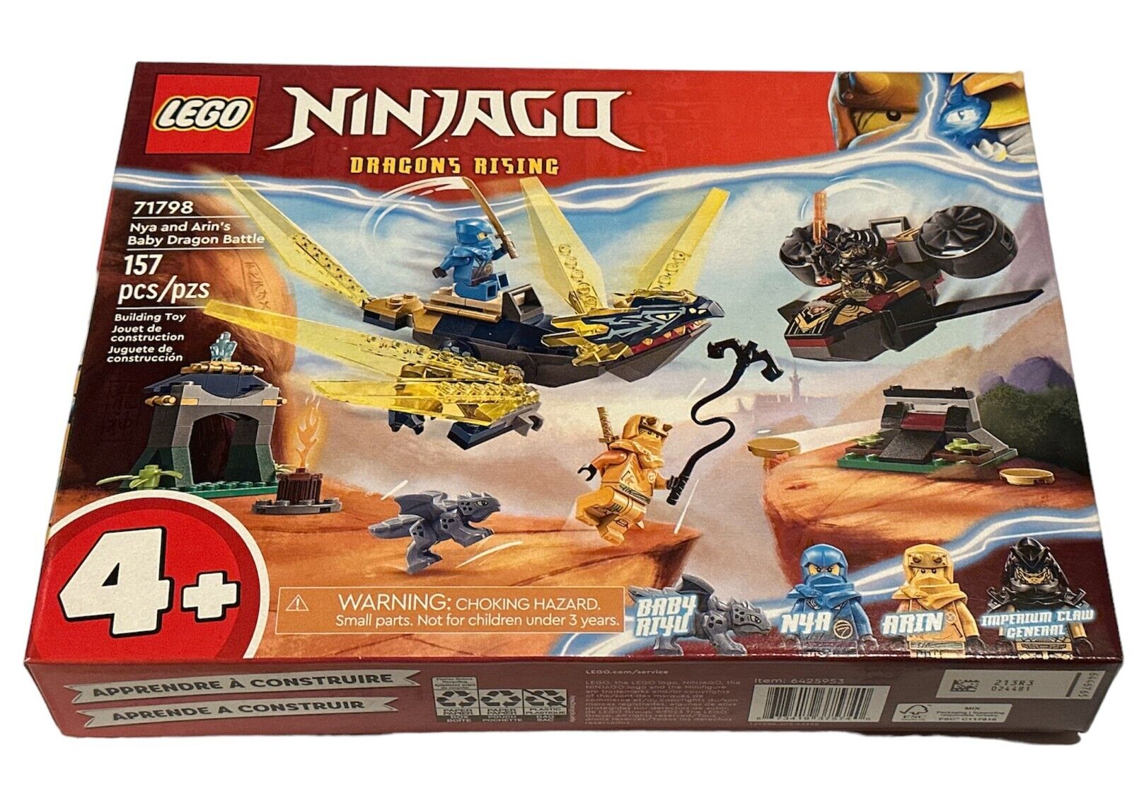 LEGO 71798 Nya and Arin's Baby Dragon Battle - LEGO Ninjago - BricksDi  Condition New.