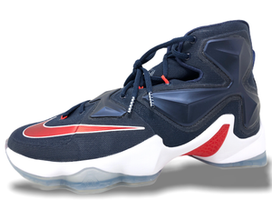 lebron 13 navy blue and red