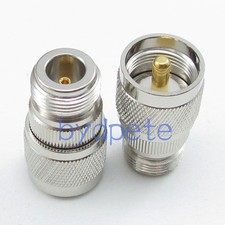 UHF PL-259 PL259 Male Plug to N Female Jack Straight RF Connector Adapter