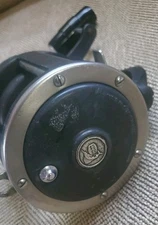 Rare No mode #-Vtg Penn saltwater Big Game Trolling Reel USA W/Seat Clamp 