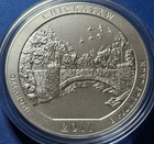 2011 P America The Beautiful Five (5) Ounce Silver Coin Chickasaw Box and COA