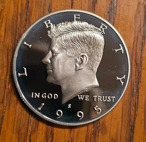 1995-S United States, Proof Silver, Kennedy Half Dollar