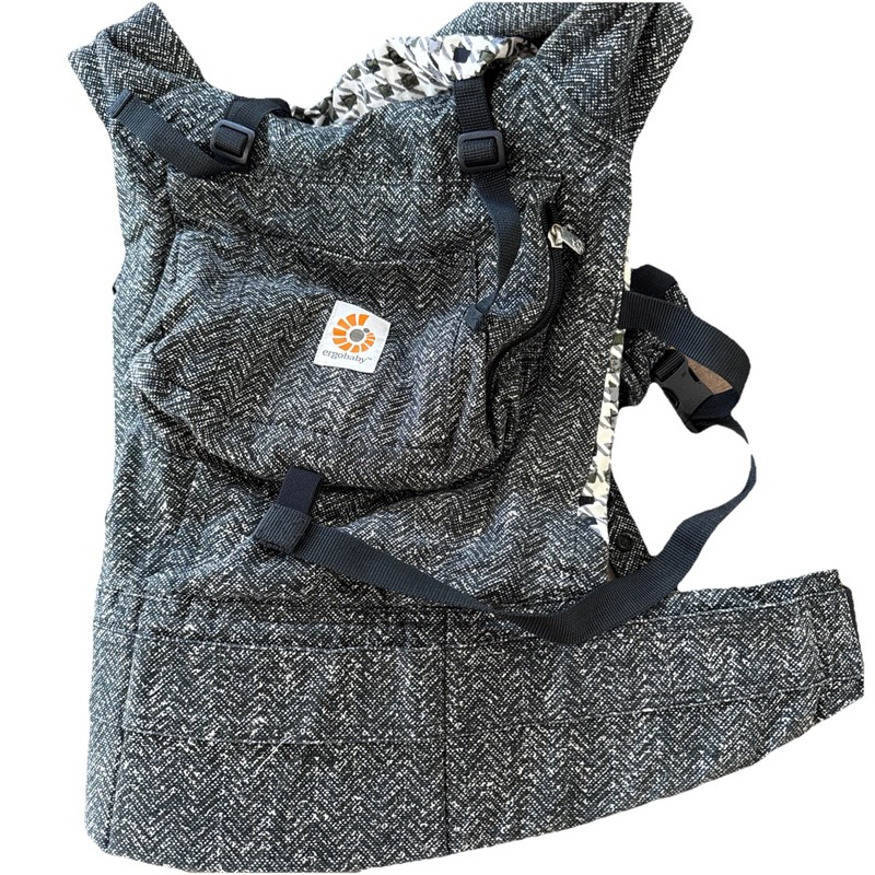 Ergobaby Original 3 Position Baby Carrier, Black Twill EUC