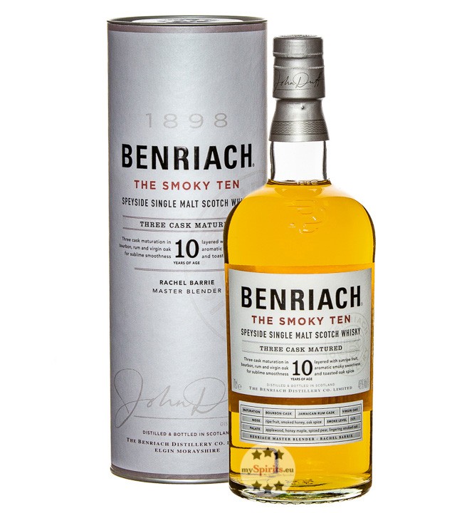 Benriach The Smoky Ten Speyside Single Malt Scotch Whisky / 46 % Vol. / 0,7l