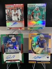 Lot of 4, Various Panini Autograph Cards, Prizm Optic Contenders