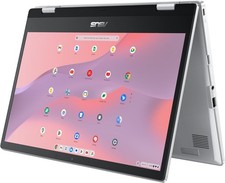 New ASUS Chromebook Flip CX1 14" Touch N4500 128GB 8GB Silver CX1400FKA-AS88FT