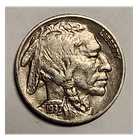 1937-S US Buffalo Nickel 5C - Very Fine Circulated Coin-Scarce Date
