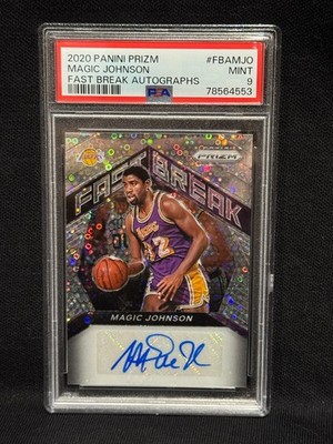 2020-21 Panini Prizm - Fast Break Autographs Magic Johnson #FBA 